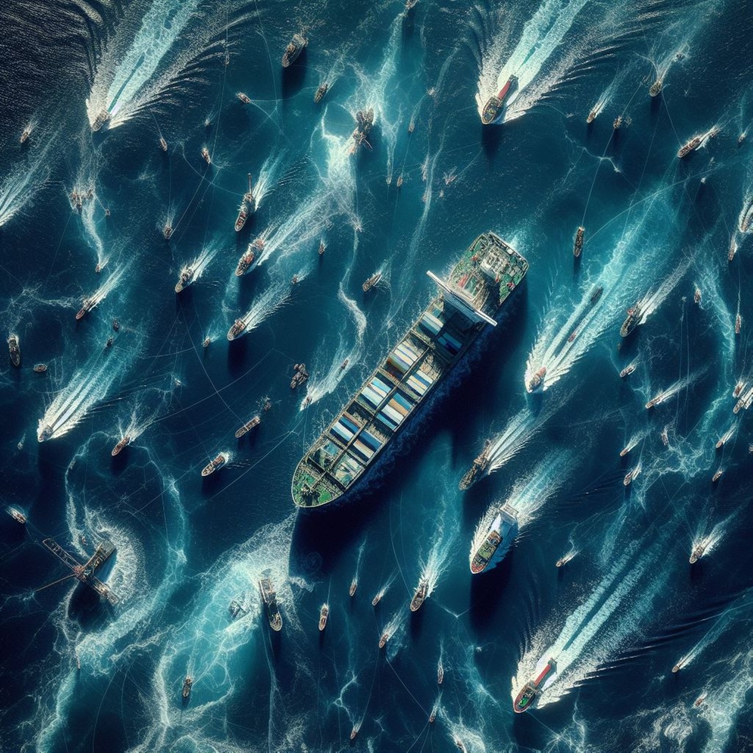 KI und Satellitenbilder Ozean 003