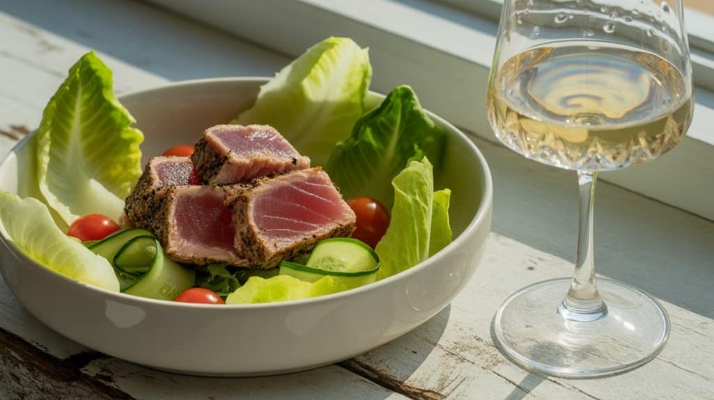 Thunfischsalat Weinpaarung