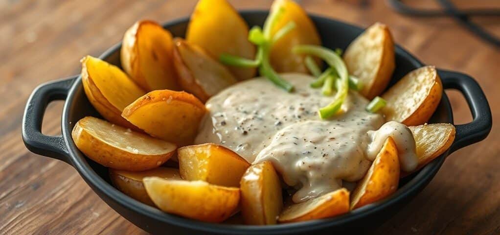 Cremige Thunfisch- Sellerie Ofenkartoffeln