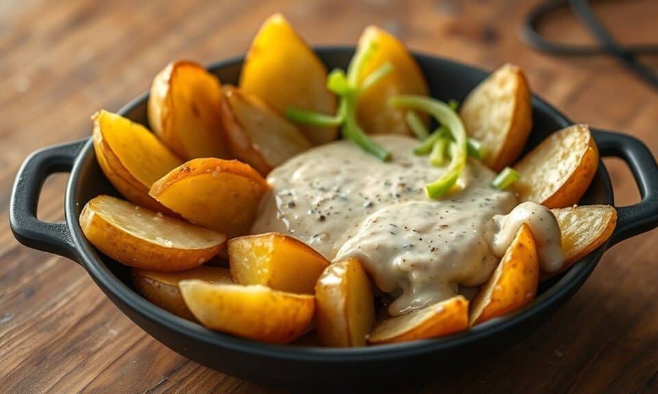 Cremige Thunfisch- Sellerie Ofenkartoffeln