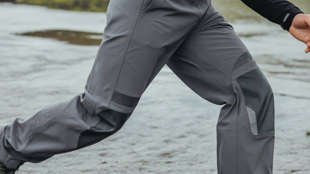 Mesh-gefütterte Reißverschlusstasche wasserdichte Hosen