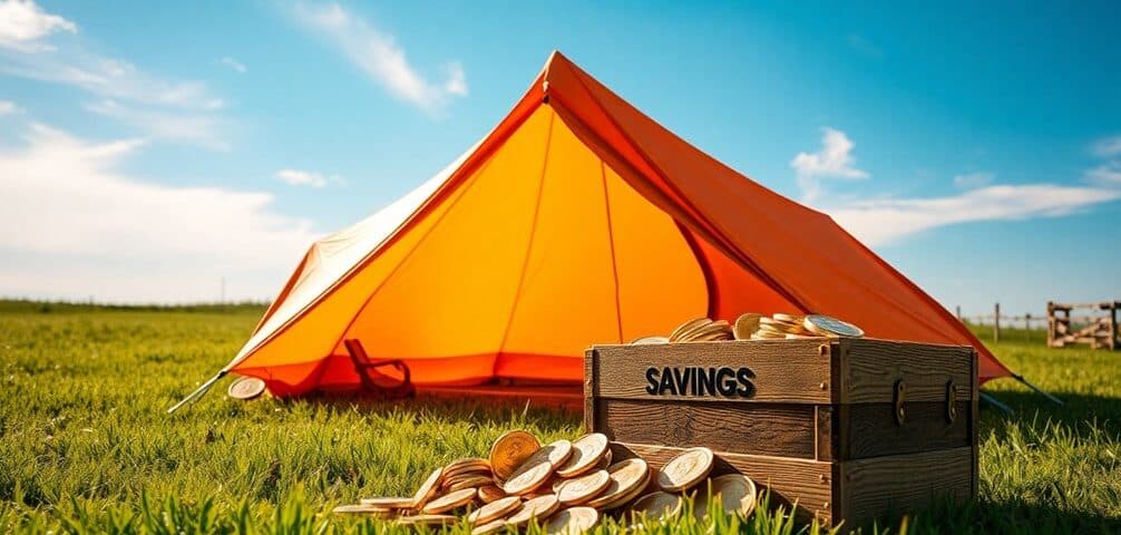 unschlagbare Ersparnisse bei Karpfenzelten