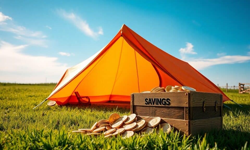 unschlagbare Ersparnisse bei Karpfenzelten