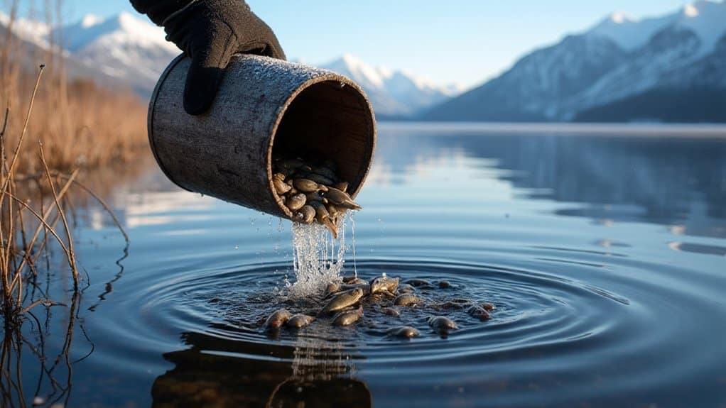 Moyie Lake laicht Quappe
