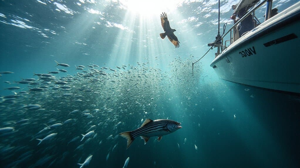 Menhaden Schlüsselart Küstenfutterfisch