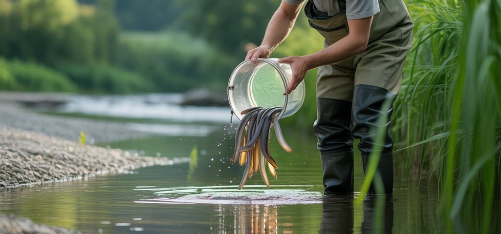 Bundesweites Aal-Wasserrettungsprogramm