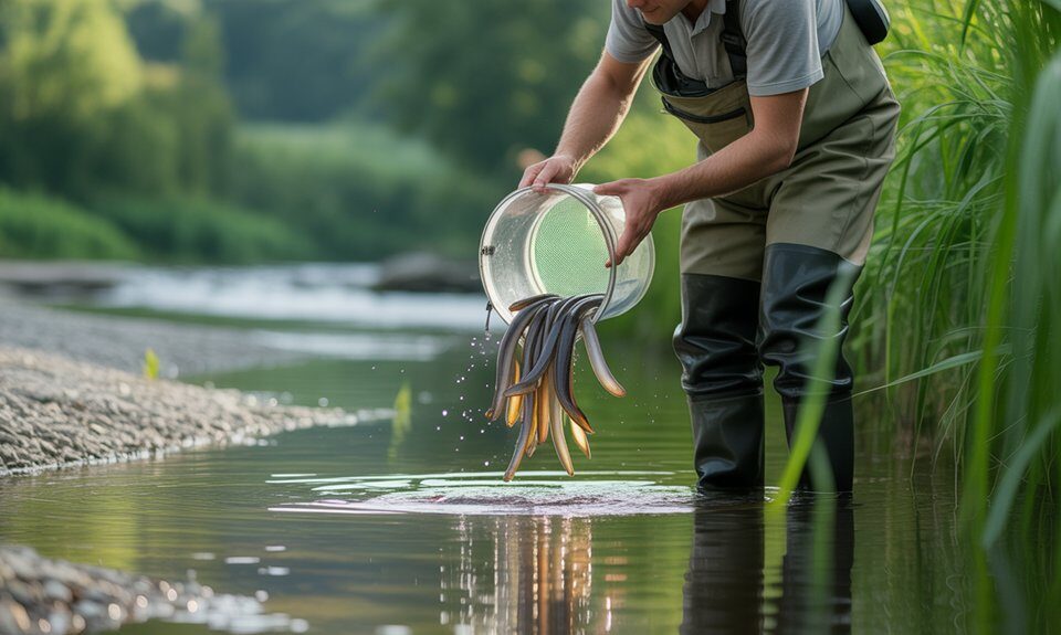 Bundesweites Aal-Wasserrettungsprogramm